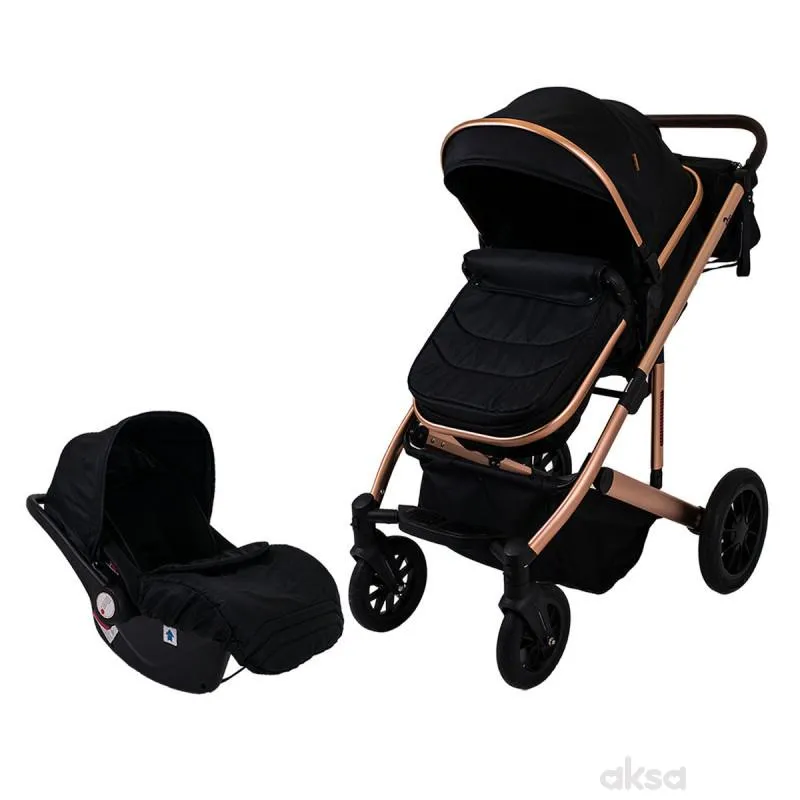 Jungle Roo kolica 2u1 Gold-black