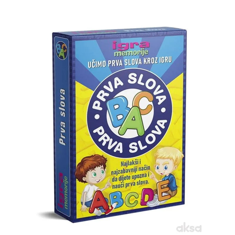 Memo kids - prva slova
