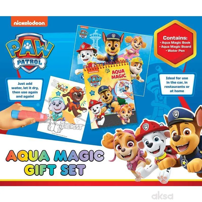 Paw Patrol aqua magic gift set