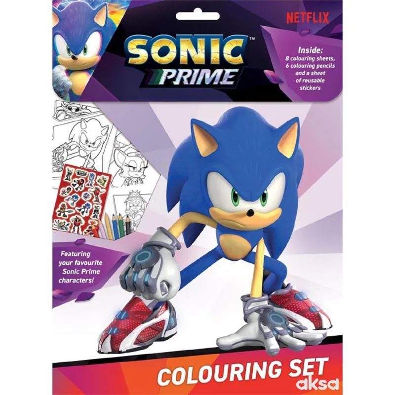Sonic prime set za bojanje