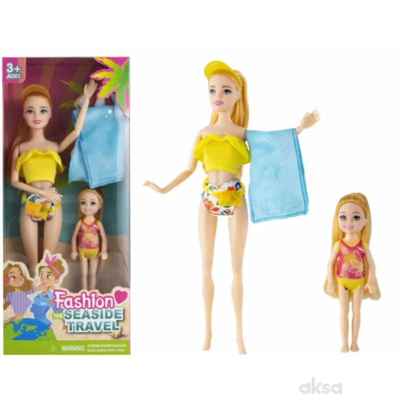 HK Mini lutka mama i devojčica, dan na moru
