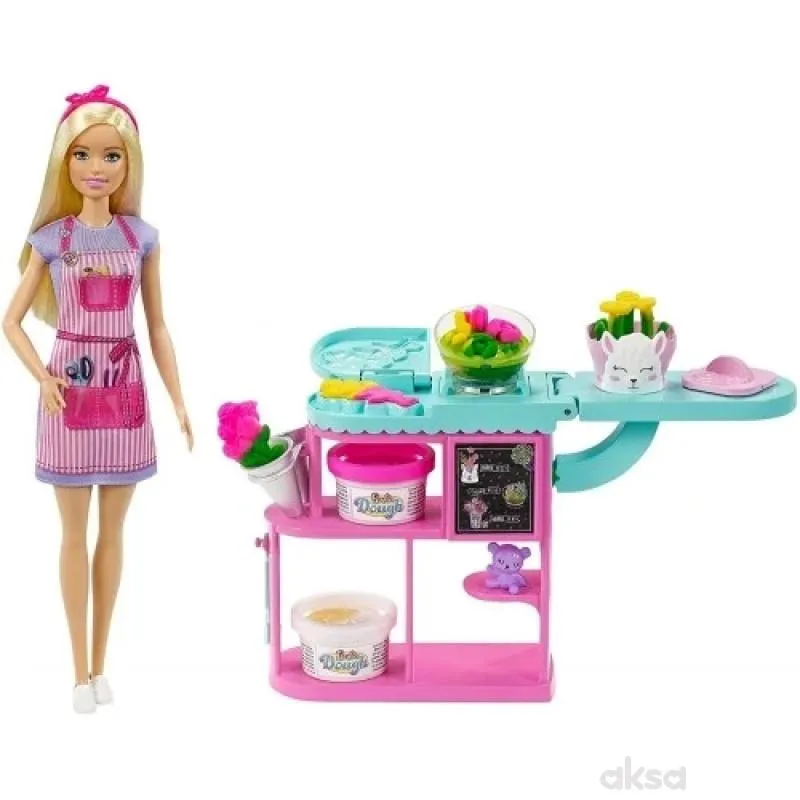 Barbie set - u cvjećari