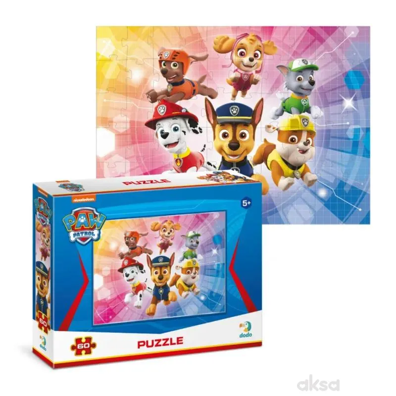 Dodo puzzle Paw Patrol,200146 60 kom