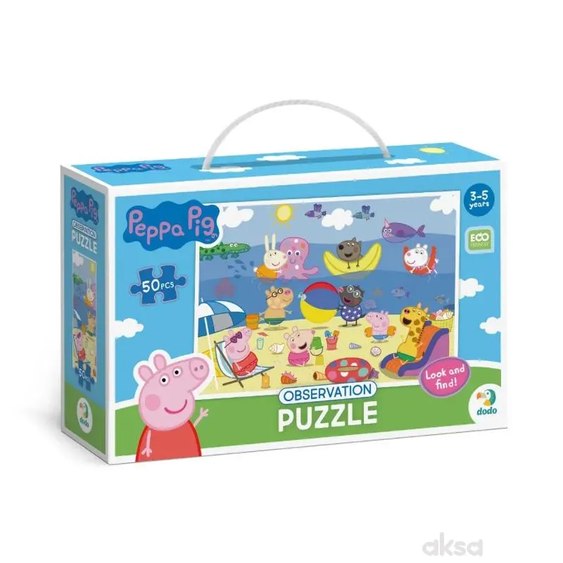 Dodo puzzle Peppa prase,letnji odmor 50 kom
