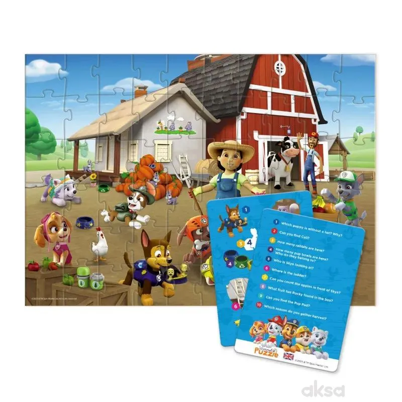 Dodo puzzle Paw Patrol,farma 60 kom