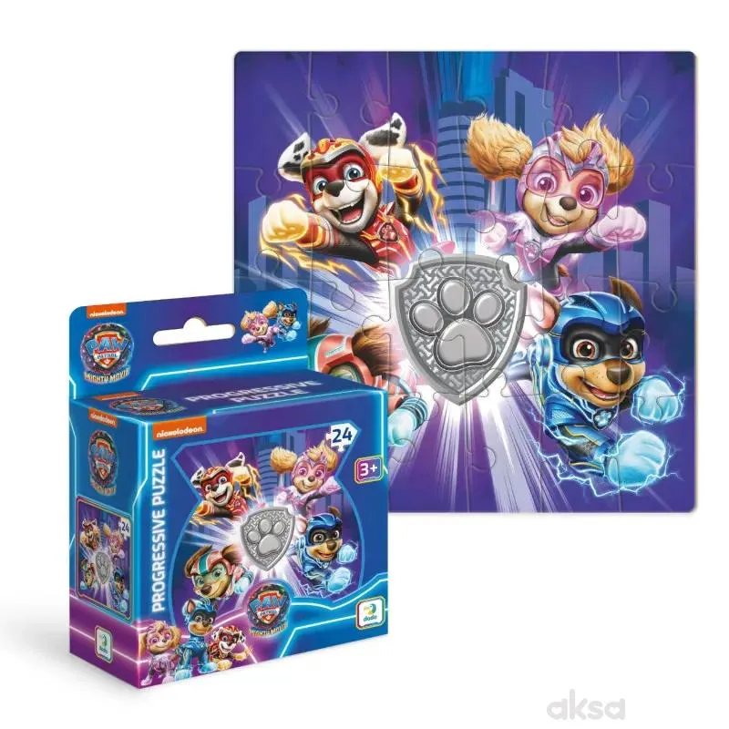 Dodo puzzle Paw Patrol,moćni heroji 24 kom