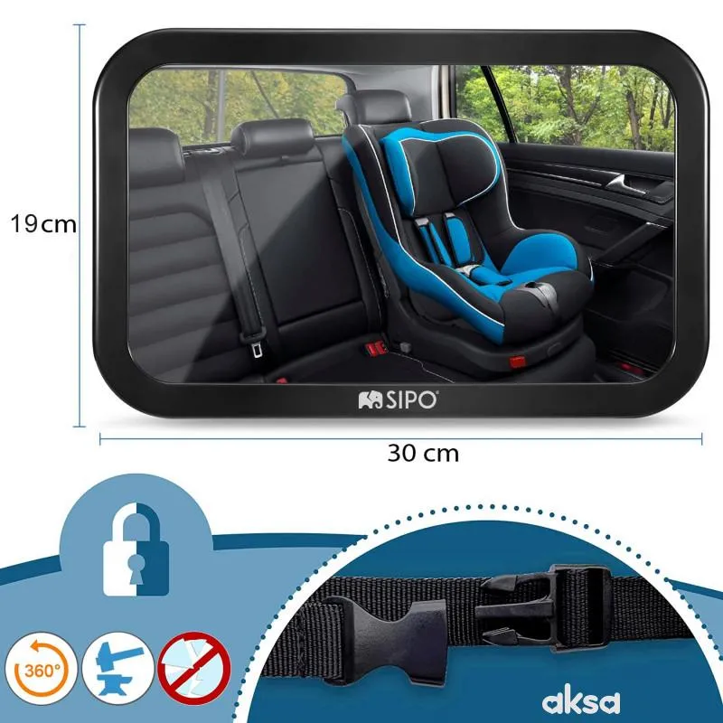 Sipo ogledalo za auto sedište