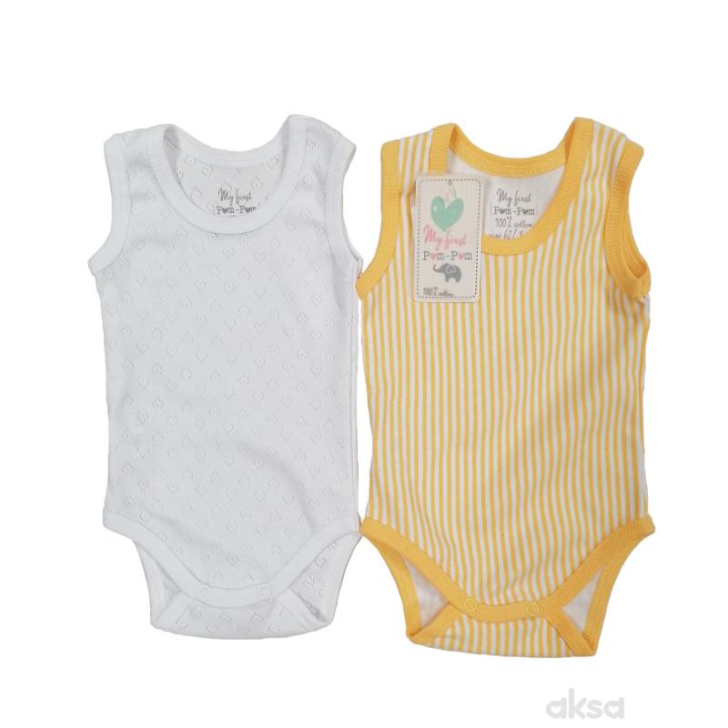 Pom Pom bodi set 2/1, unisex 