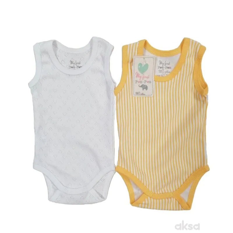 Pom Pom bodi set 2/1, unisex