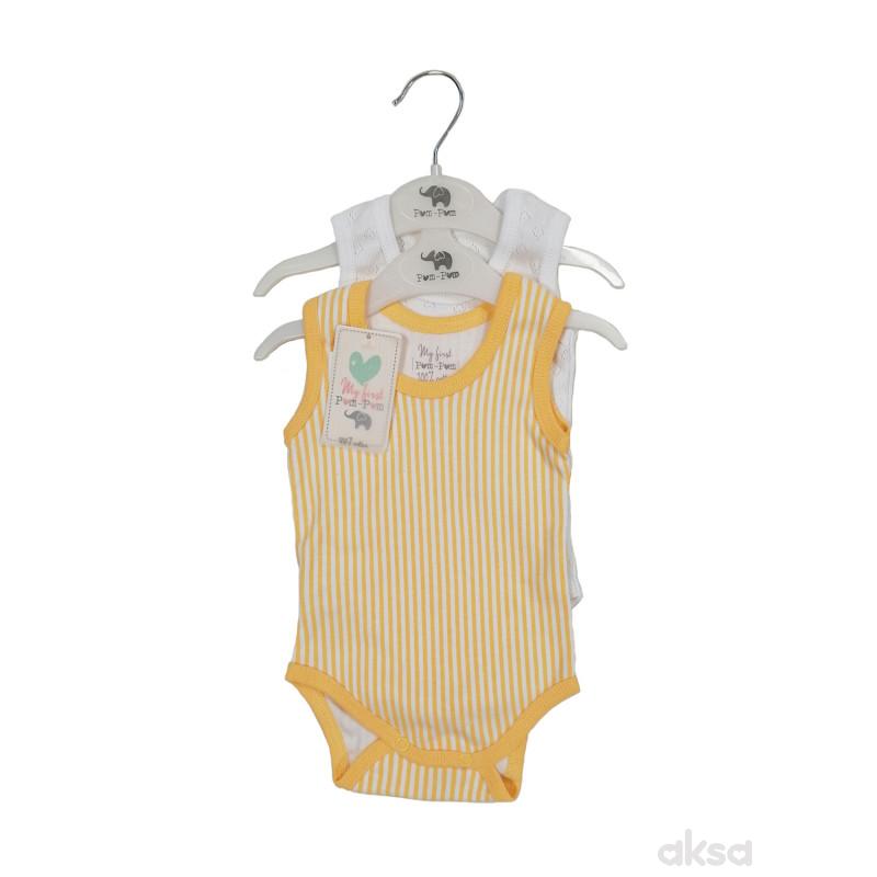 Pom Pom bodi set 2/1, unisex 