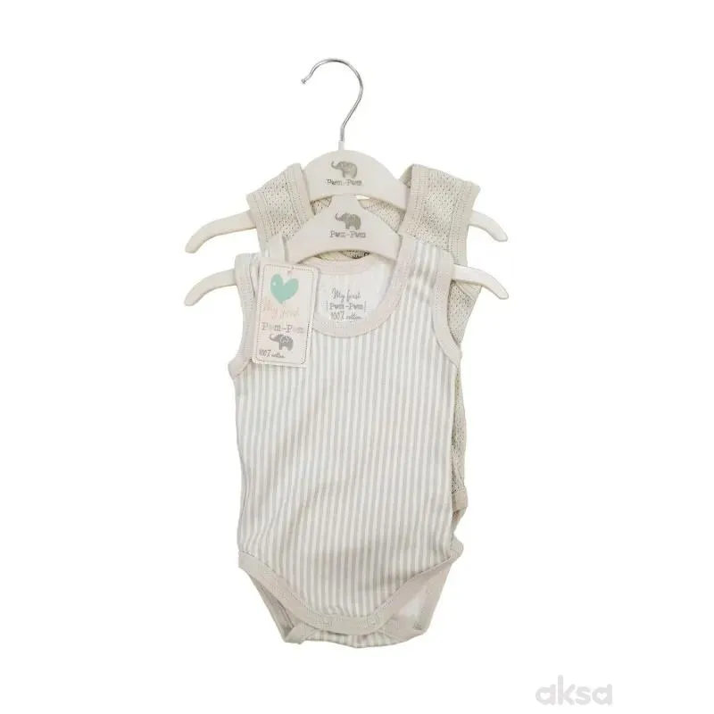 Pom Pom bodi set 2/1, unisex