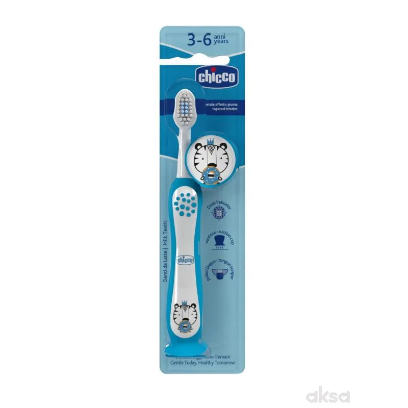 Chicco četkica za zube tiger,3-6 godina