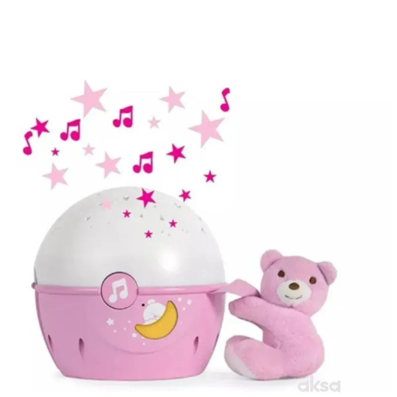 Chicco projektor Next 2, zvezde roze