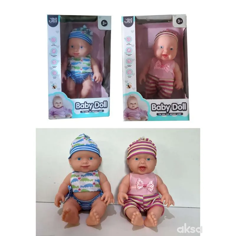 Merx lutka beba sa dodacima,roze,plava 