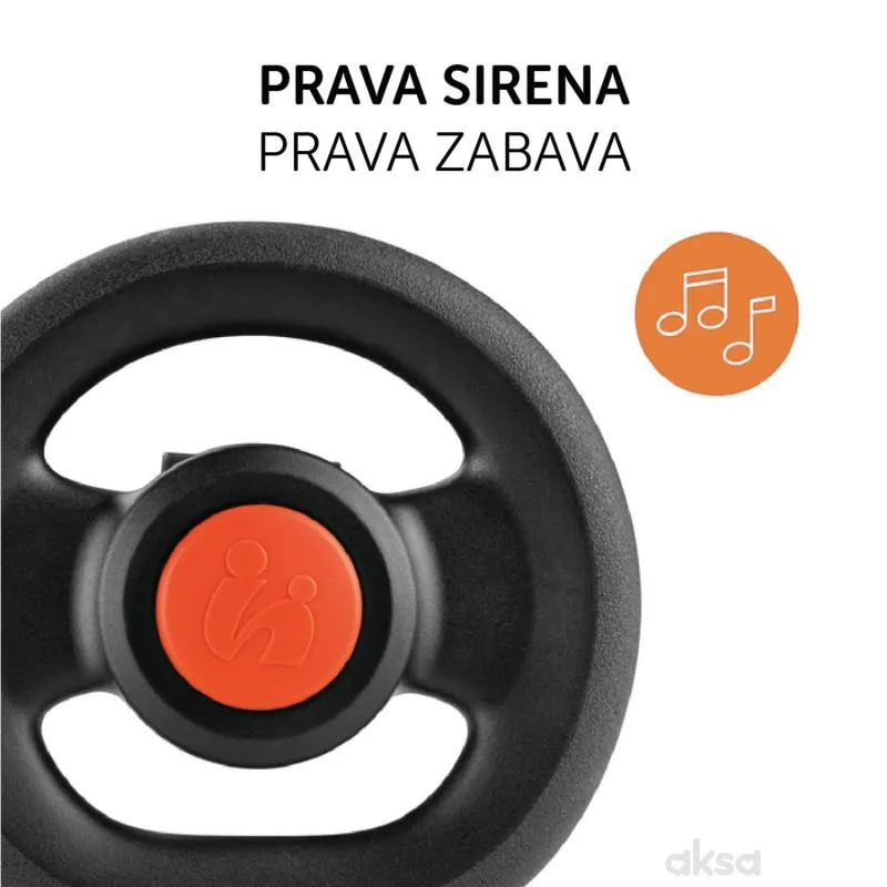 Hauck igračka volan za kolica, Black