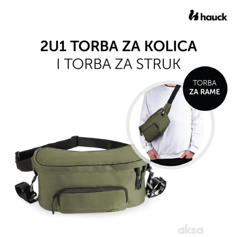 Hauck torba za kolica 2u1, Olive