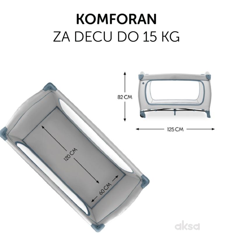 Hauck prenosivi krevetac Sleep n Play Go Plus,Blue 