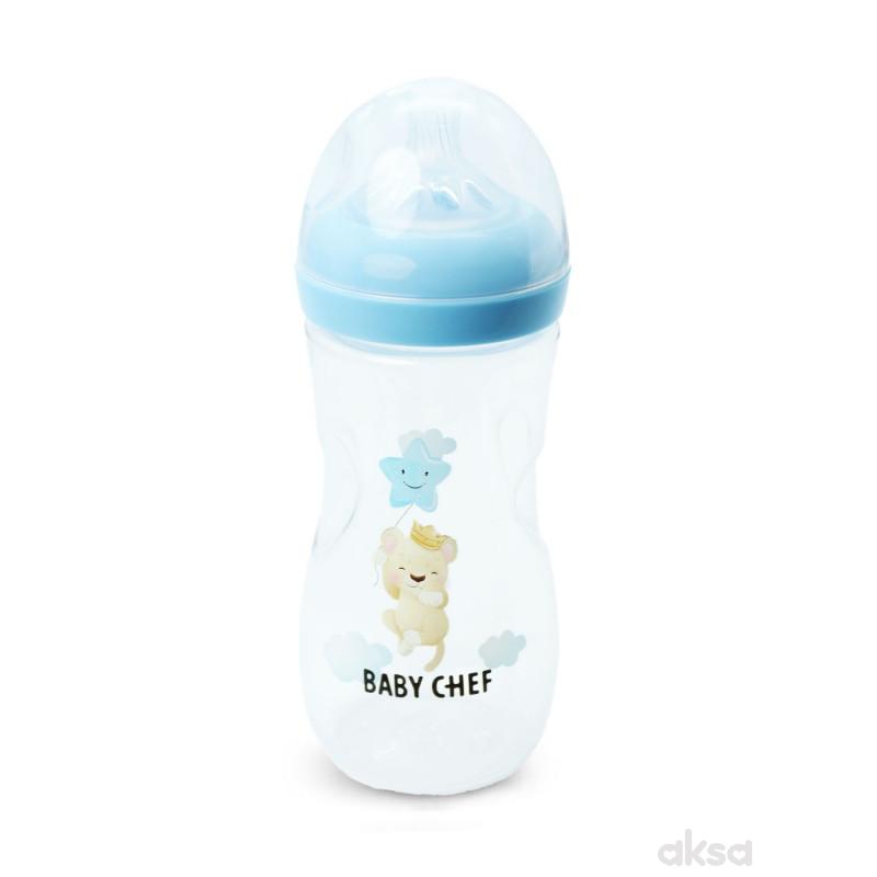 Baby Chef flašica plastična 330ml, plava 