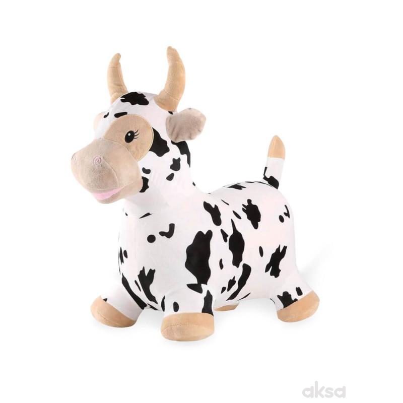 Cute&Cool igračka za skakanje plišana kravica 