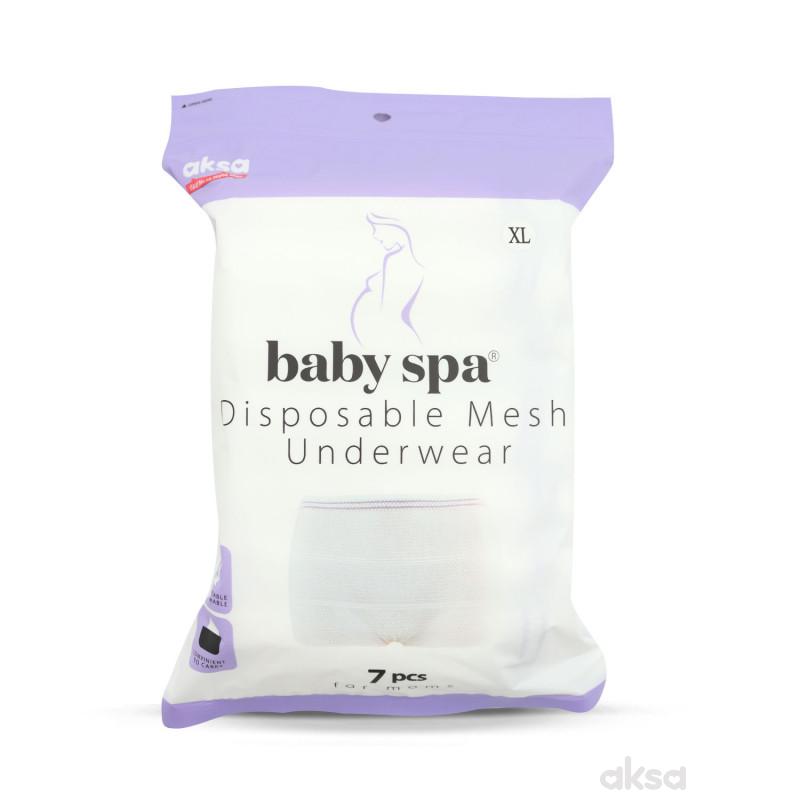 Baby Spa mrežaste gaćice za porodilje XL 7 kom 