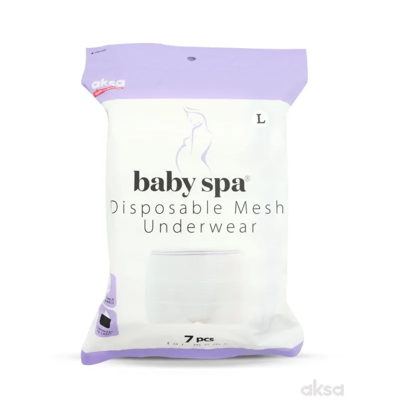Baby Spa mrežaste gaćice za porodilje L 7 kom