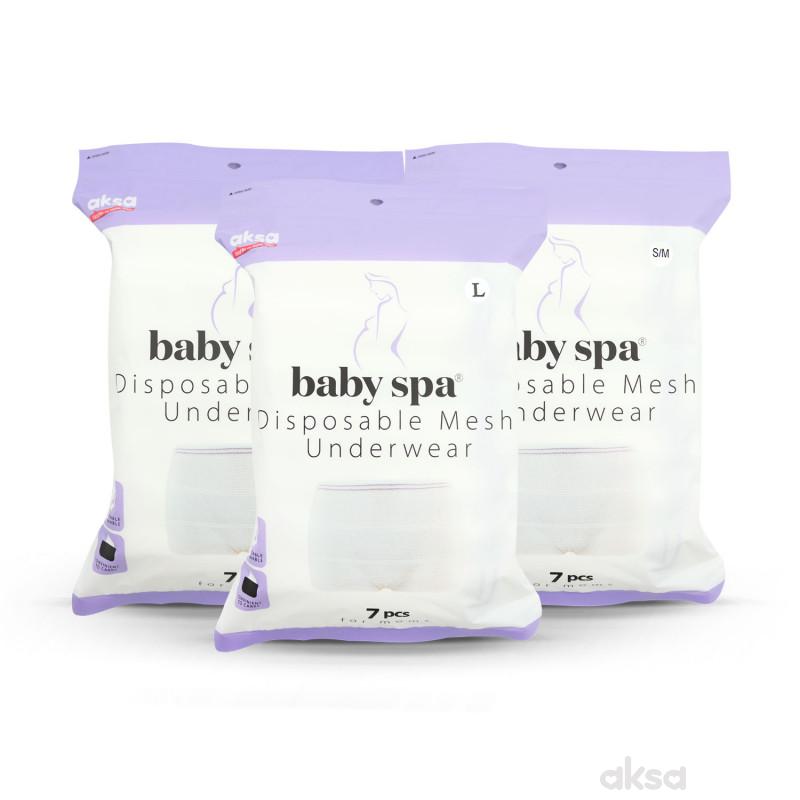 Baby Spa mrežaste gaćice za porodilje S/M 7 kom 