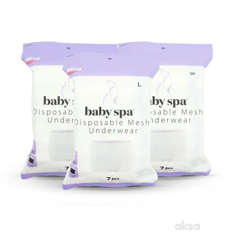 Baby Spa mrežaste gaćice za porodilje S/M 7 kom