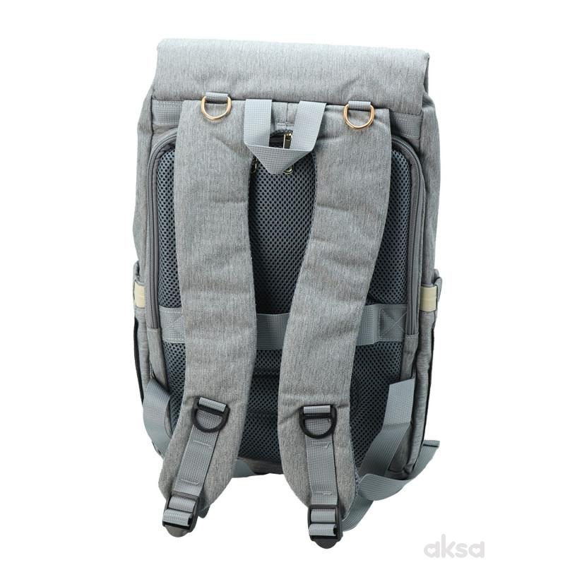 Cute&Cool torba za mame Mamma Pack siva 