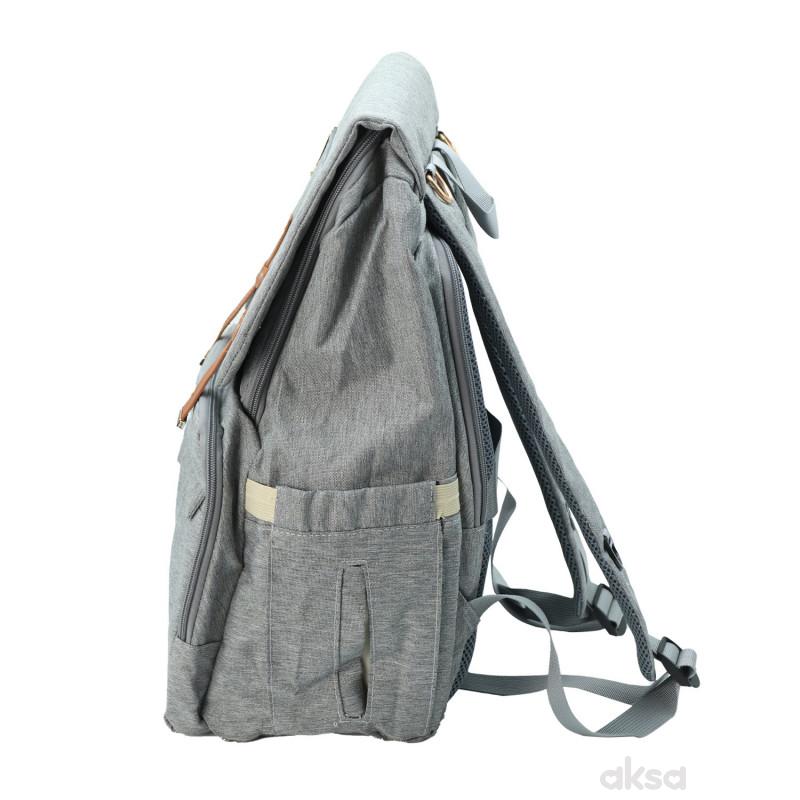 Cute&Cool torba za mame Mamma Pack siva 