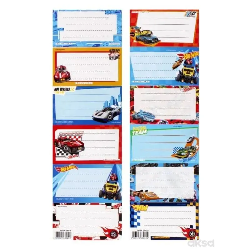 Starpak naljepnice za bilježnice 25/1 Hot Wheels