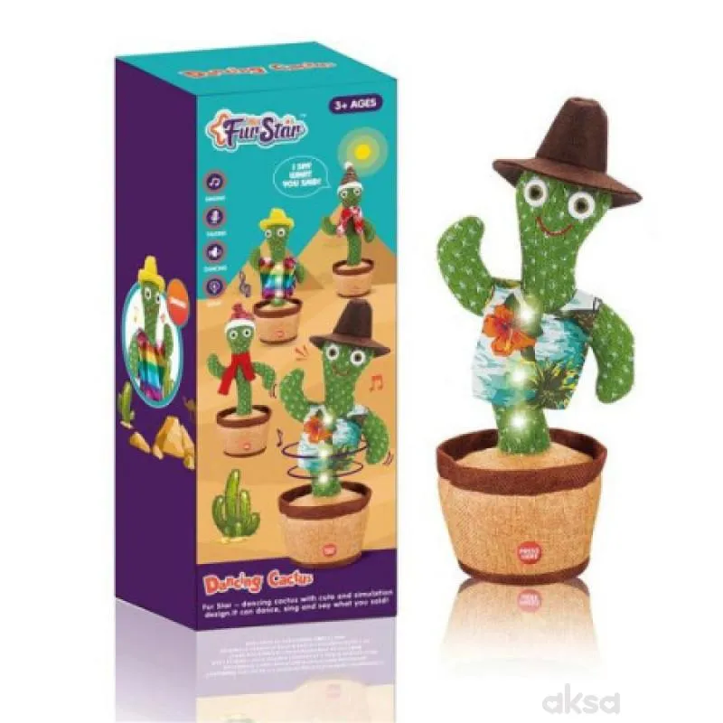Milla toys Muzički kaktus koji ponavlja riječi