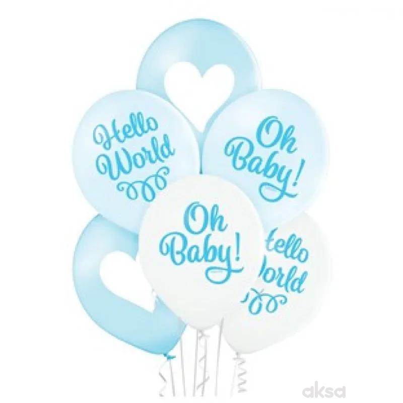 Baloni oh baby 30cm,6kom 