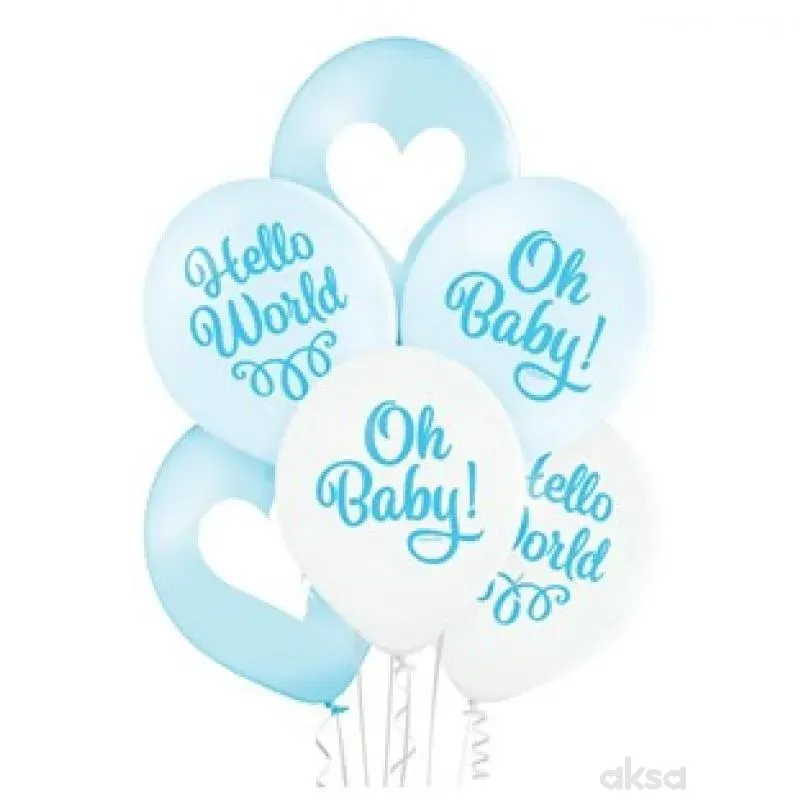 Baloni oh baby 30cm,6kom