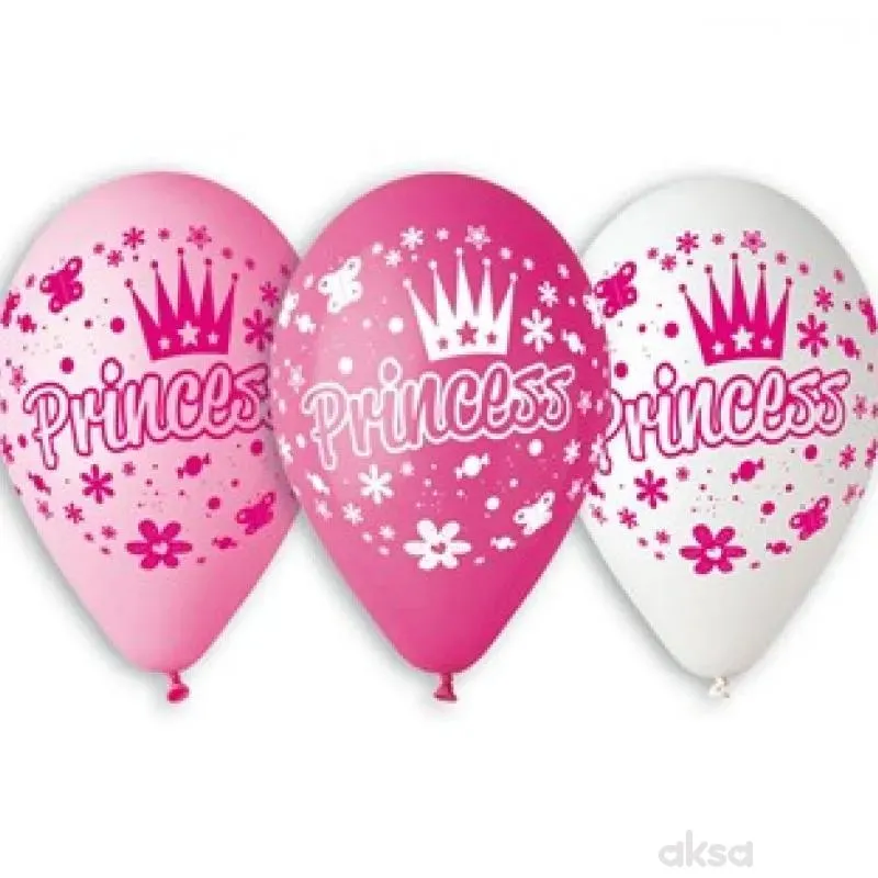 Baloni princes 30 cm, 5/1