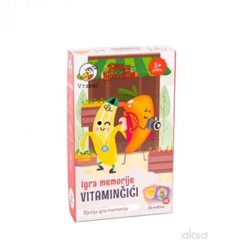 Vrabac Bitty buddies, igra memorije vitaminčići 