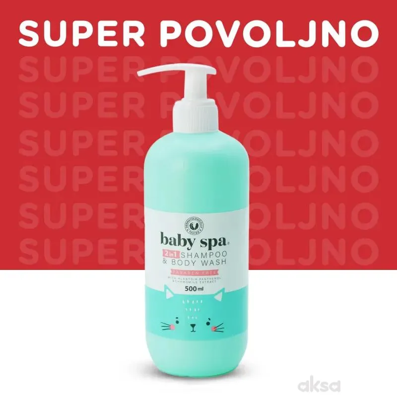 Baby spa šampon i kupka 2 u1 500ml