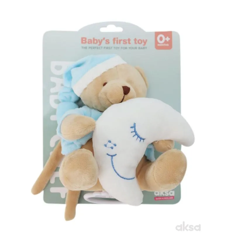 Baby chef muzička igračka meda, plava