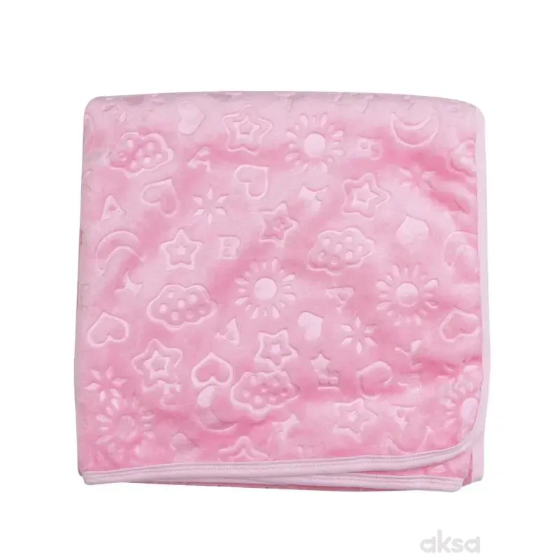 Lillo&Pippo ćebe, roze