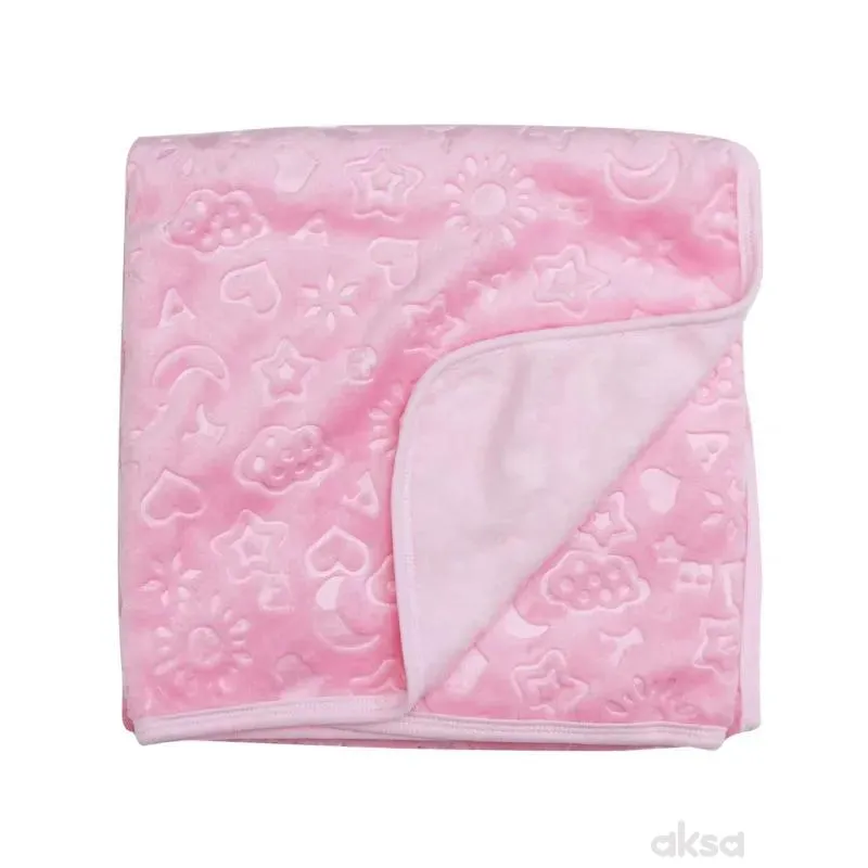 Lillo&Pippo ćebe, roze