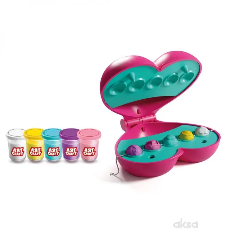 Dede playdoh plastelin napravi svoj nakit