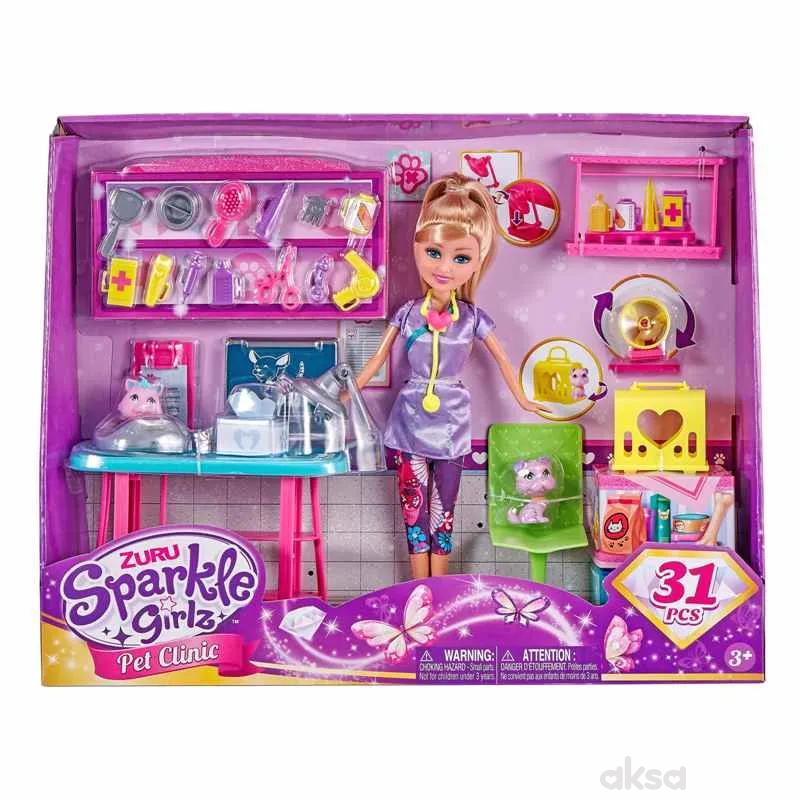 Sparkle girlz veterinar set s lutkom 