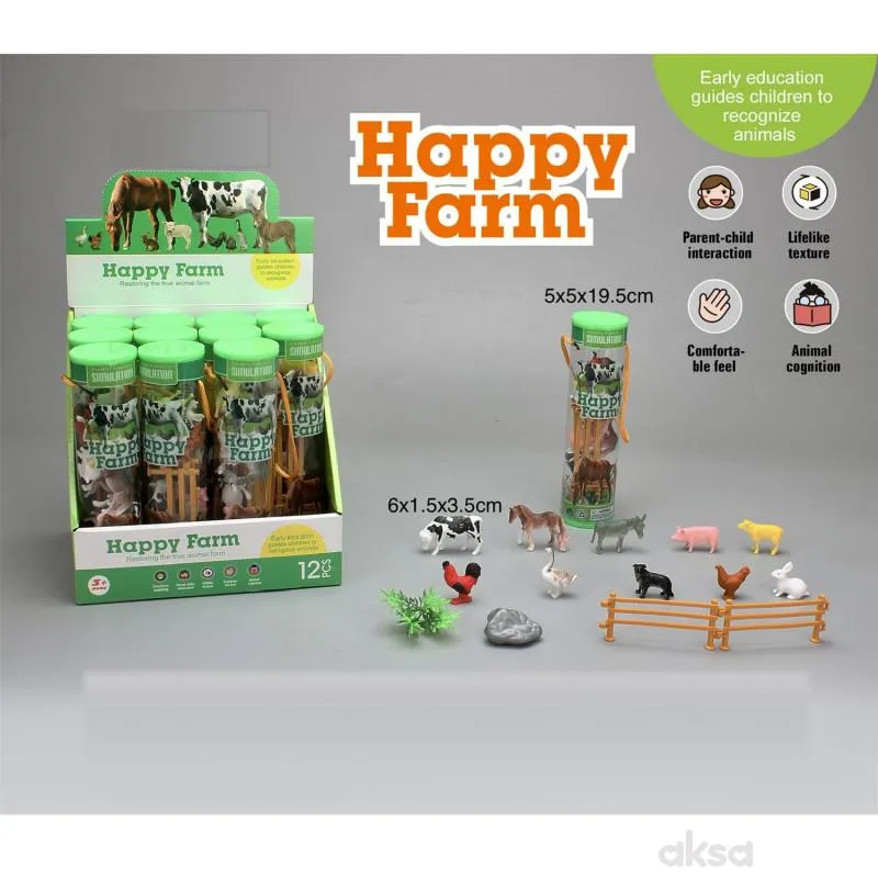HK Mini srećna farma,domaće zivotinje, displey