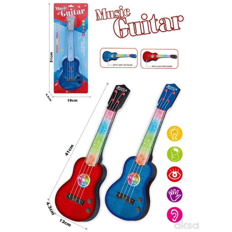 HK Mini igračka muzički instrument gitara 