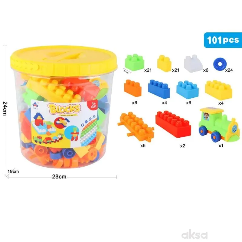 HK Mini set kocki u kutiji sa figurama 