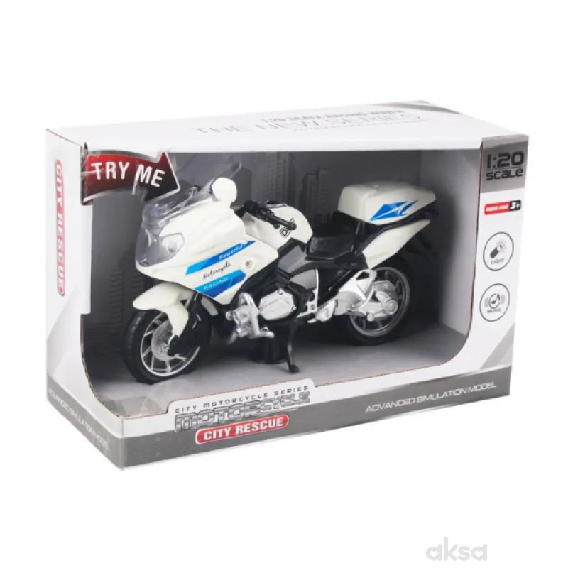 HK Mini igračka  sportski motor, beli 