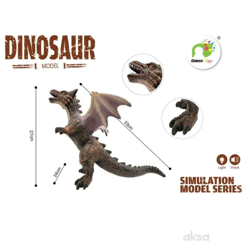 HK Mini Pterosauri dinosaurus sa zvukom i svetlom 