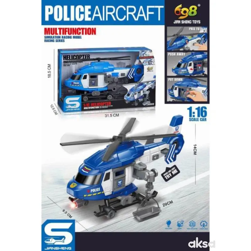HK Mini igračka policijski helikopter