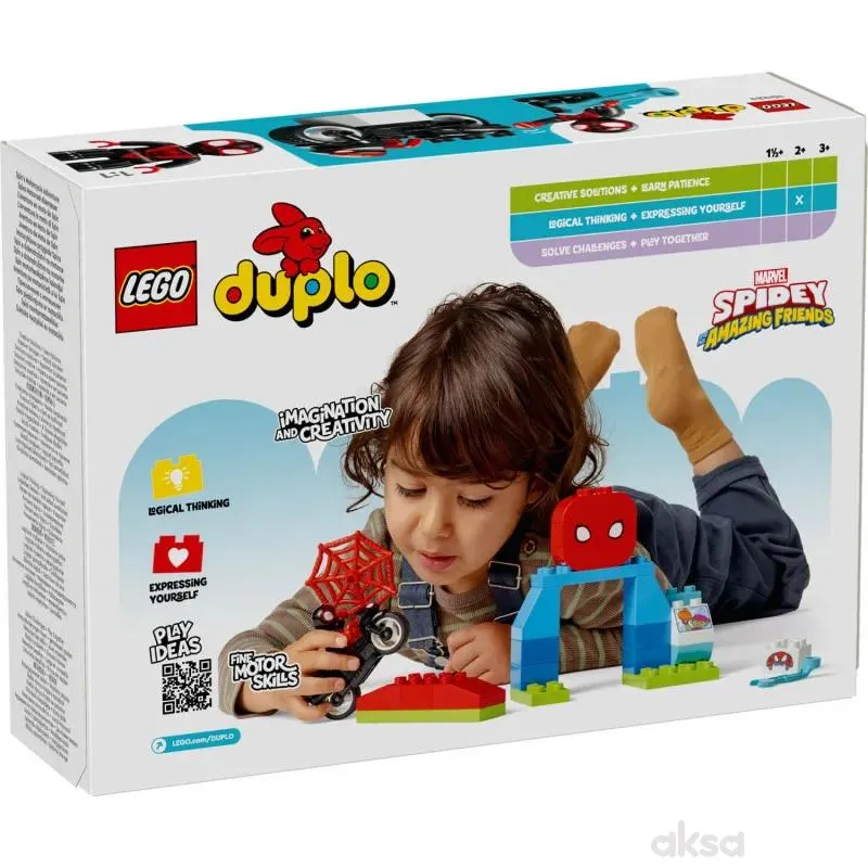 Lego Spidey Spinova avantura sa motociklima