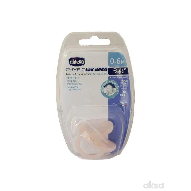 Chicco laža Physio Soft 0-6m, 1kom roze