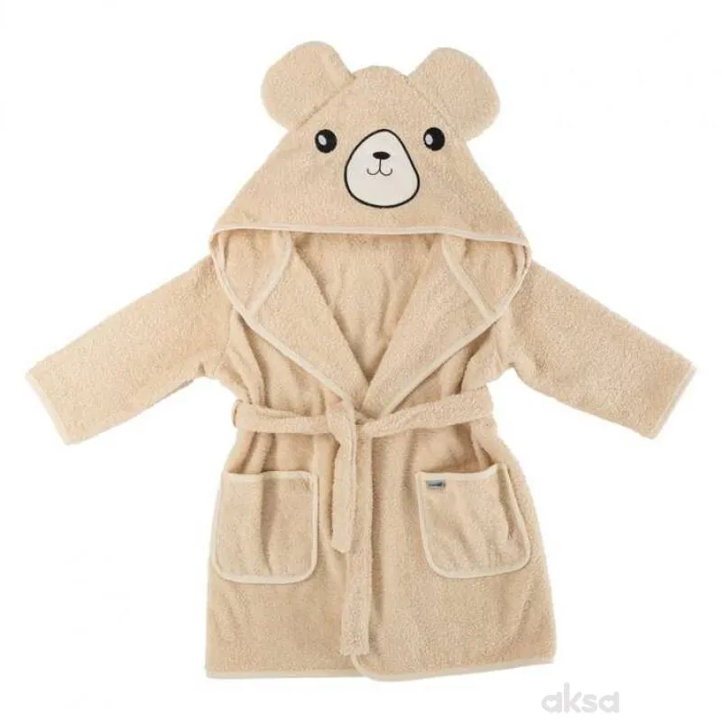 BUBA bademantil 104/110/116 beige Teddy